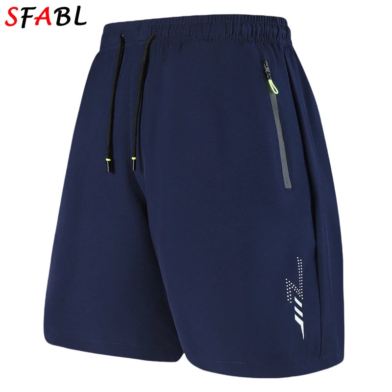 Pantalones cortos para hombre, elásticos, para correr, gimnasio y fitness.