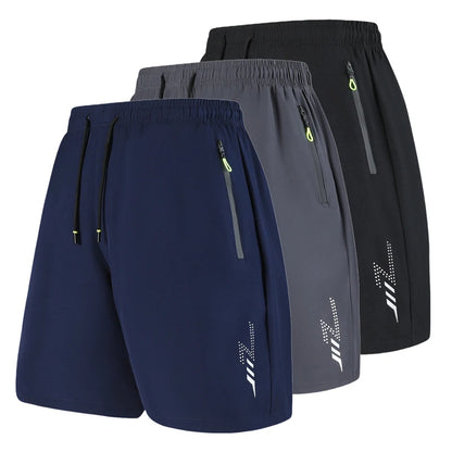 Pantalones cortos para hombre, elásticos, para correr, gimnasio y fitness.
